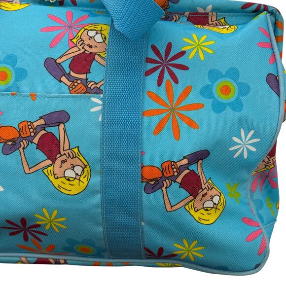Lizzie McGuire Duffle Bag Oversized Disney VTG Y2K 2005 LG Travel Sleep Over Zip - Picture 3 of 14